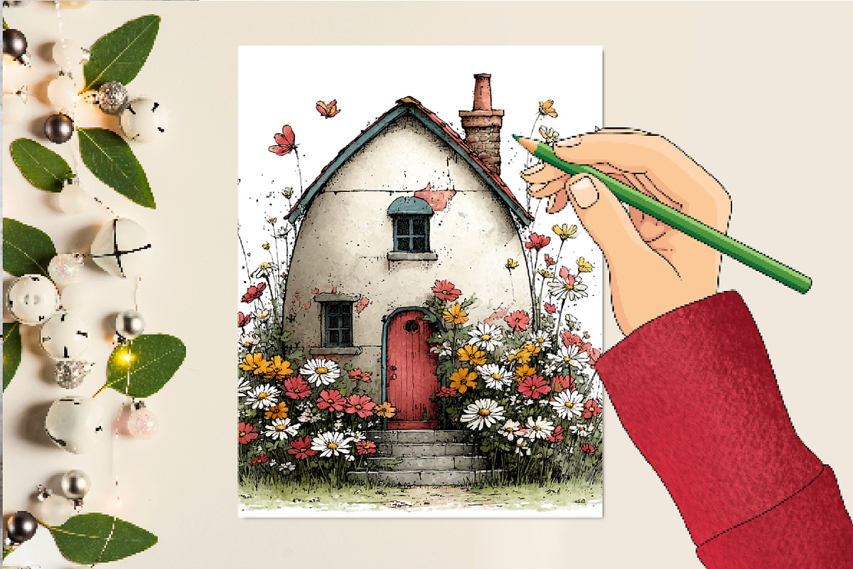 Watercolor Easter Egg House Clipart, an Illustration by DreamCafeArt (Photo 6 of 6)
