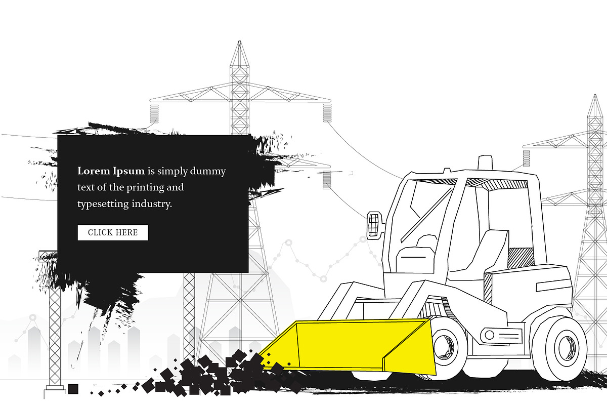 Construction machinery 20 ITEMS, a Technology Illustration by Vladimir Vihrev (Photo 12 of 20)