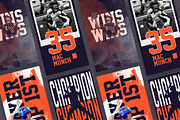 Baseball Instagram Templates, a Social Media Template by Azruca (Thumbnail 6 of 11)
