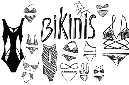 Beautiful Black Bikini collections 