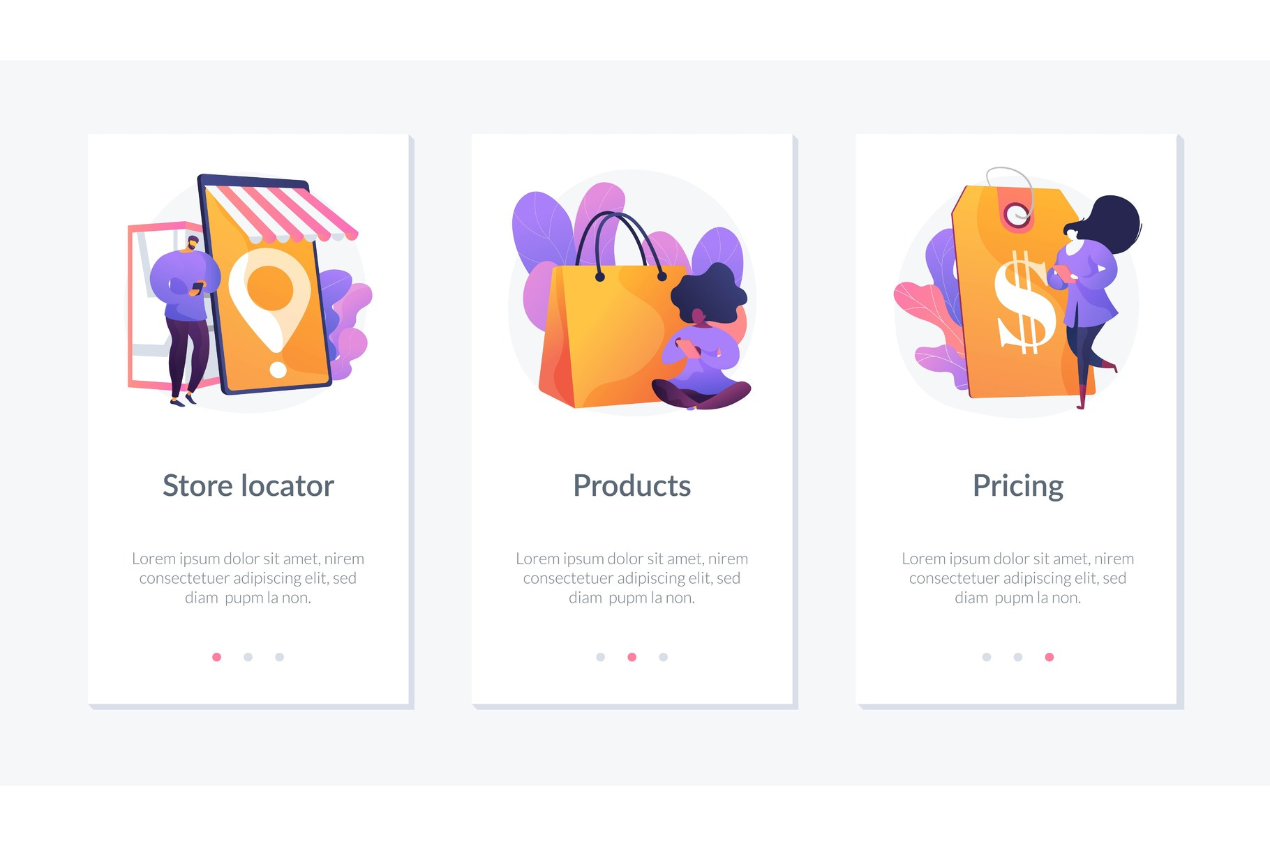 Online Store Webpage Template by Visual Generation  Creative Market