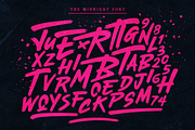 The Midnight- Font + Illustrations, a Font by The Branded Quotes (Thumbnail 5 of 7)