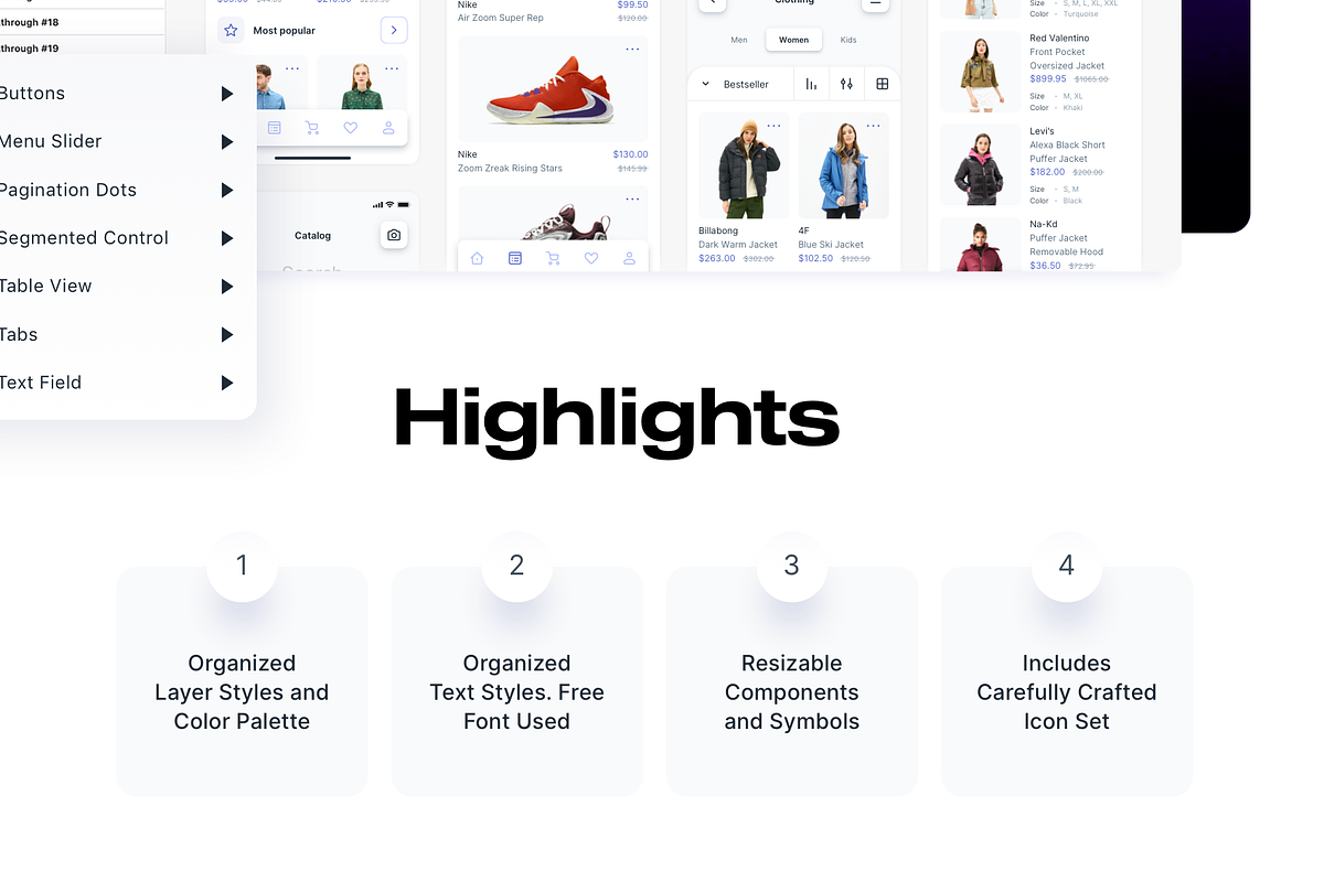 Runstore E-commerce UI Kit, an UI Kit Template by Singlayn (Photo 8 of 8)