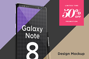 Samsung Galaxy Note 8 Design Mockup