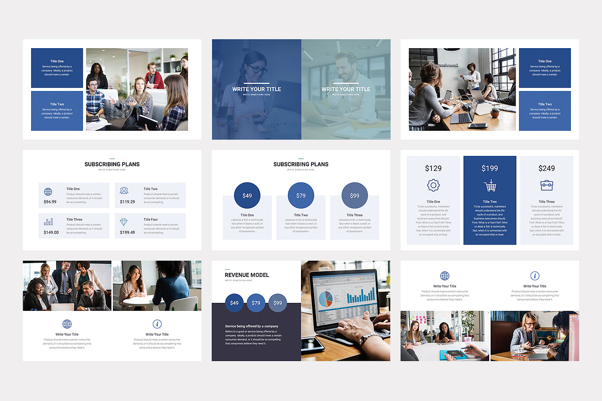 Walden PowerPoint Template, a Presentation Template by slidequest (Photo 3 of 20)