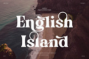 English Island Ligature Serif Font, a Serif Font by Graphicxell (Thumbnail 1 of 11)