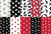 Halloween seamless patterns set, a Pattern Graphic by Swetsol (Thumbnail 2 of 9)