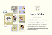 Candle Maker Instagram Post Template, a Social Media Template by Hell Yeah Designs (Thumbnail 5 of 10)