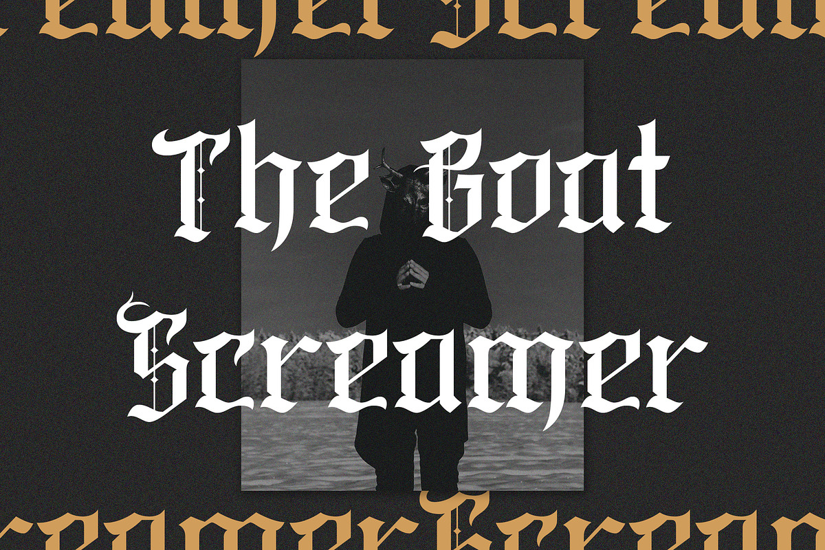 Dark Ages, a Blackletter Font by HATFSTUDIO (Photo 5 of 9)