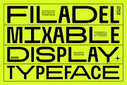 Filadel - Display Typeface, a Sans Serif Font by Ainun Jinan (Thumbnail 1 of 9)