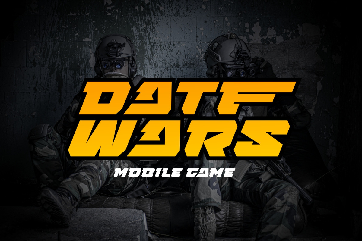FORCE BATTLE - Aggressive Display, a Sans Serif Font by Joko Setiono (Photo 8 of 12)