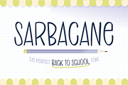 SARBACANE | Handwritten font, a Handwritten Font by Fearless Confetti (Thumbnail 1 of 8)