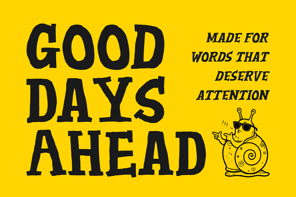 SlugSlab - Playful Slab Serif Family, a Slab Serif Font by agnyhasyastudio (Photo 2 of 18)