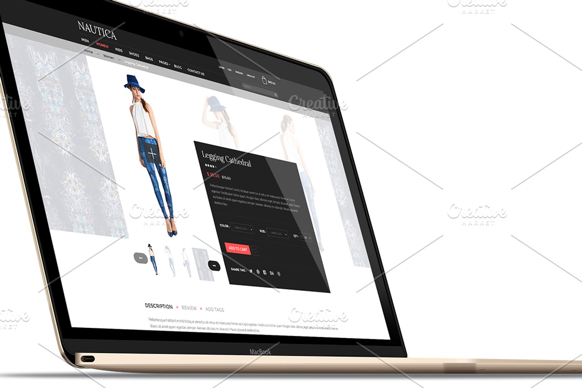 Nautica - Fashion eCommerce PSD, a Websites & App Template by EngoCreative.com (Photo 3 of 5)