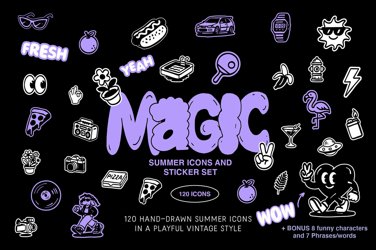 Summer Icons vector Illustrations, an Outline Icon by dicreate (Photo 1 of 12)