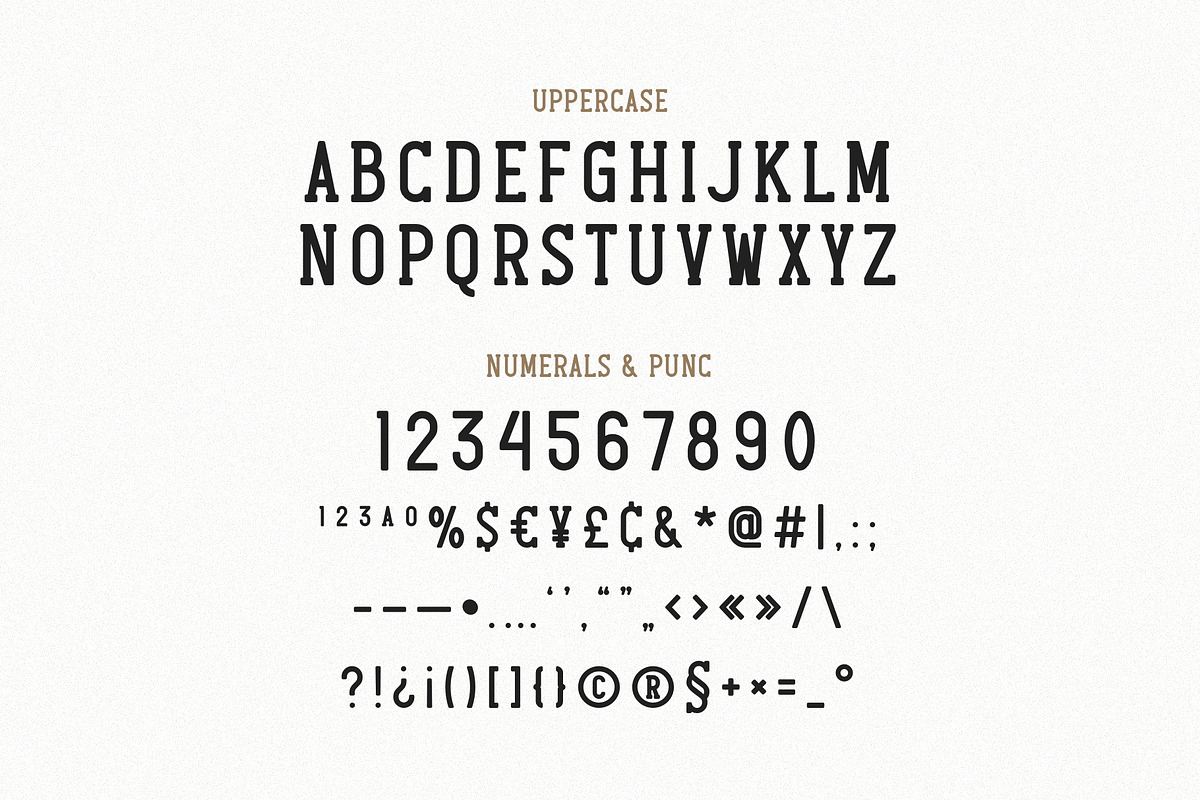 Home Decor - Vintage Slab Serif Font, a Slab Serif Font by ariodsgn (Photo 2 of 7)