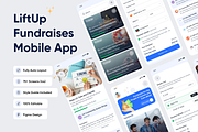 LiftUp - Fundraises App UI Kit, an UI Kit Template by floxui (Thumbnail 1 of 7)