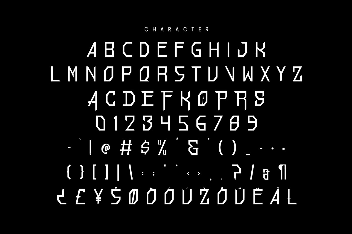 Troopiez Futuristic Font, a Sans Serif Font by Maulana Creative (Photo 6 of 7)