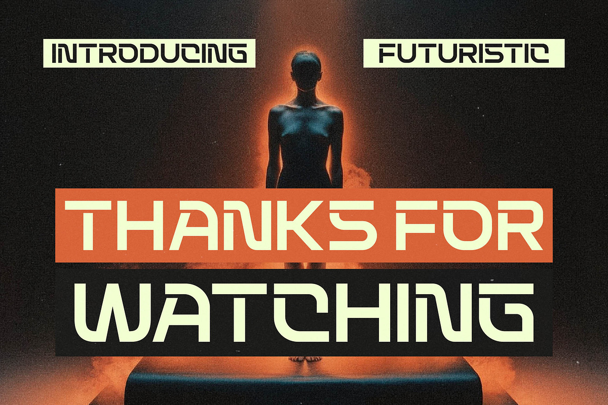 Techetic Human Futuristic Font, a Sans Serif Font by timelesstype.co (Photo 20 of 20)