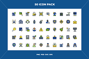 Hacker icons, an Outline Icon by Wencory (Thumbnail 1 of 2)