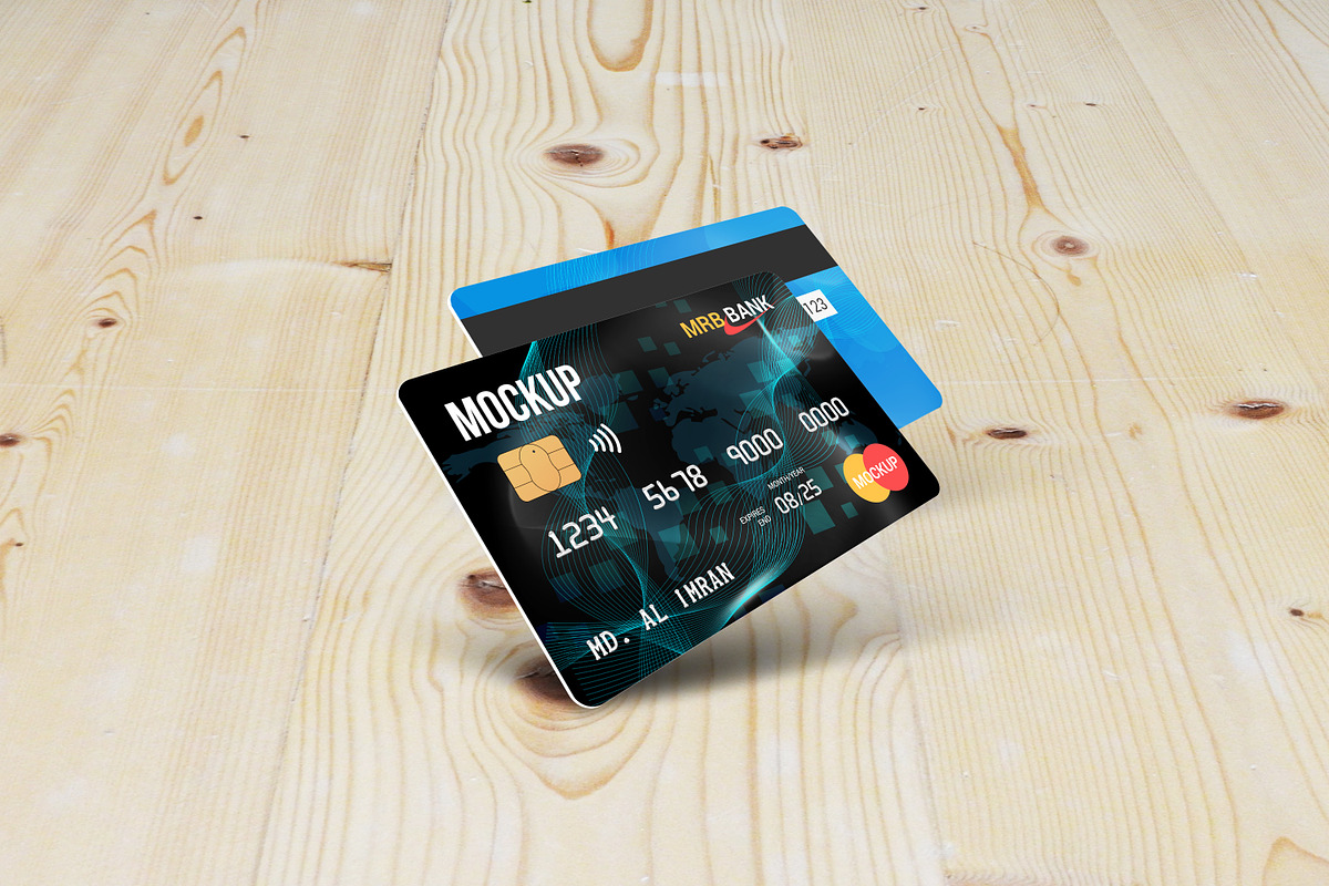 Membership Card / Credit Card Mockup, a Mockup by alimran24 (Photo 7 of 11)