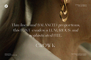 Crowk - A Luxury and Timeless Serif, a Serif Font by roomspace creative lab (Thumbnail 3 of 11)