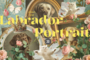 Labrador Portrait, an Object Graphic by TheCuteShop (Thumbnail 1 of 5)
