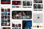 Cinemate - Movie Mobile App UI KIT, an UI Kit Template by Lumina_ui_ux202 (Thumbnail 3 of 7)