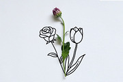 60 Plant & Floral Icons - Flower, an Outline Icon by Hatch Design Workshop (Thumbnail 2 of 11)
