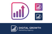 Digital Analytics Letter D logo, a Branding & Logo Template by Design Box (Thumbnail 2 of 2)