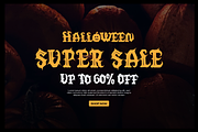 Hollowick | Halloween Font, a Blackletter Font by Denustudios (Thumbnail 5 of 12)