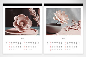 Beautiful 2024 Calendar With Flowers