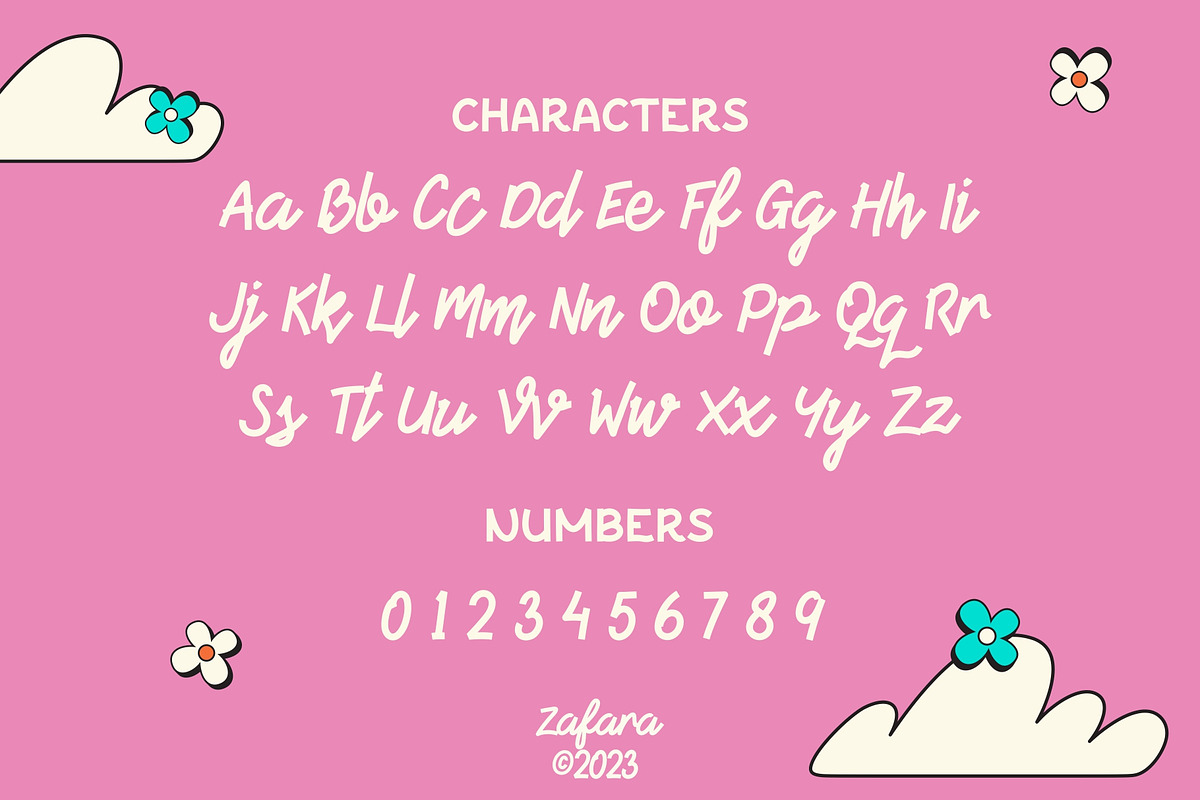 Birdmello - Bold Script Typeface, a Script Font by Zafara Studios (Photo 3 of 7)