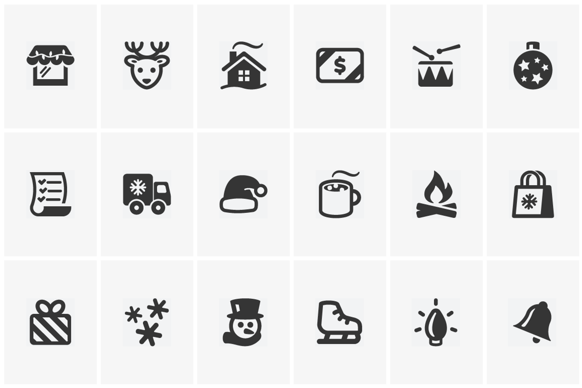 Mono Icons: Christmas preview 3