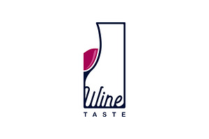Wine logo design template. Red wine, a Branding & Logo Template by jundio studio