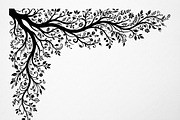 50 Tree Branch Corner Silhouette, a Decorative Illustration by Amazin_art (Thumbnail 11 of 25)