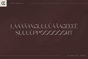 Metanoia - Display Font