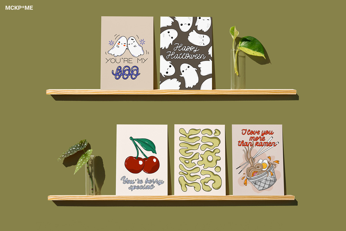 A5/A6/B6/5x7 greeting card mockup, a Merchandise Mockup by MCKP*ME (Photo 1 of 3)