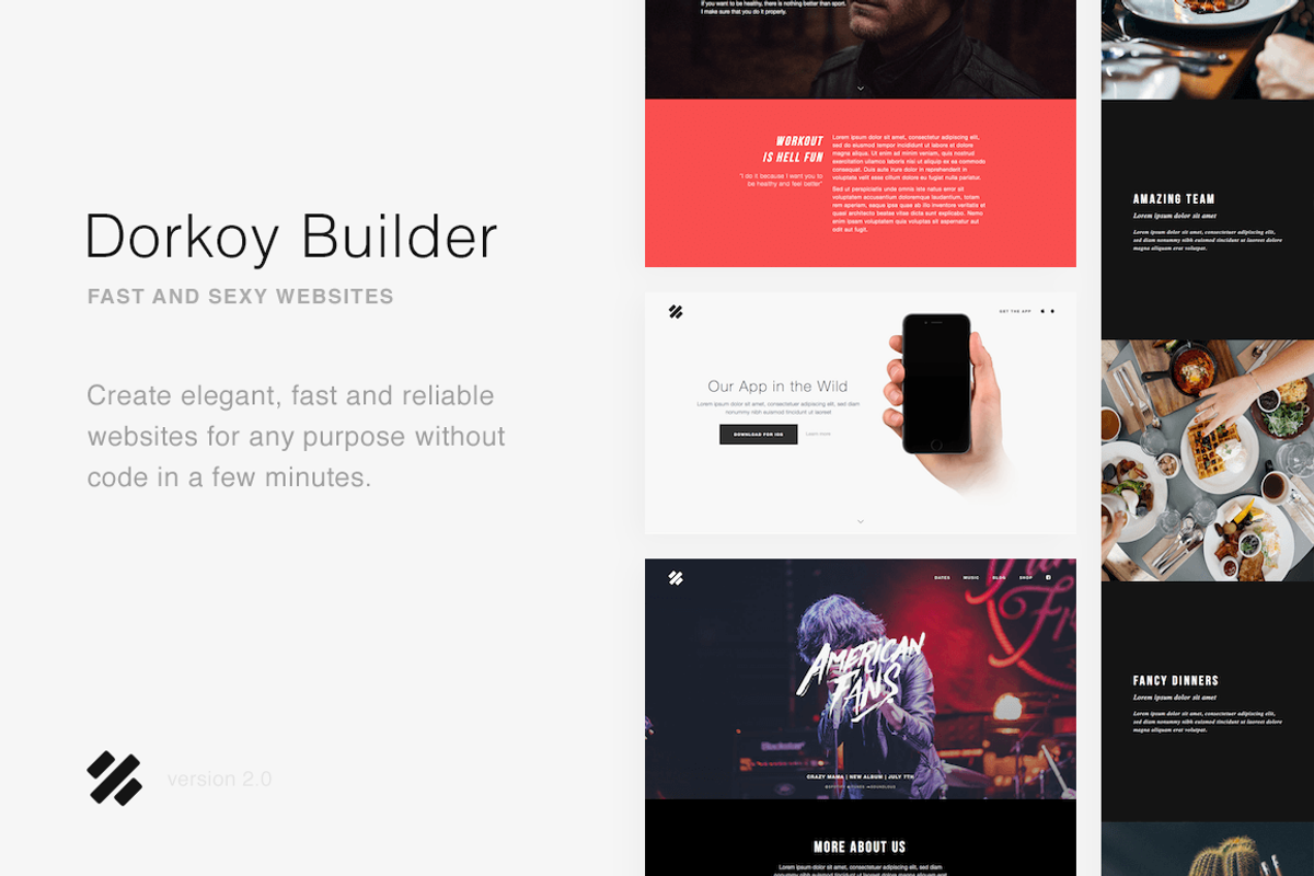 Dorkoy Website Builder, a Bootstrap Template by Dorkoy (Photo 1 of 5)