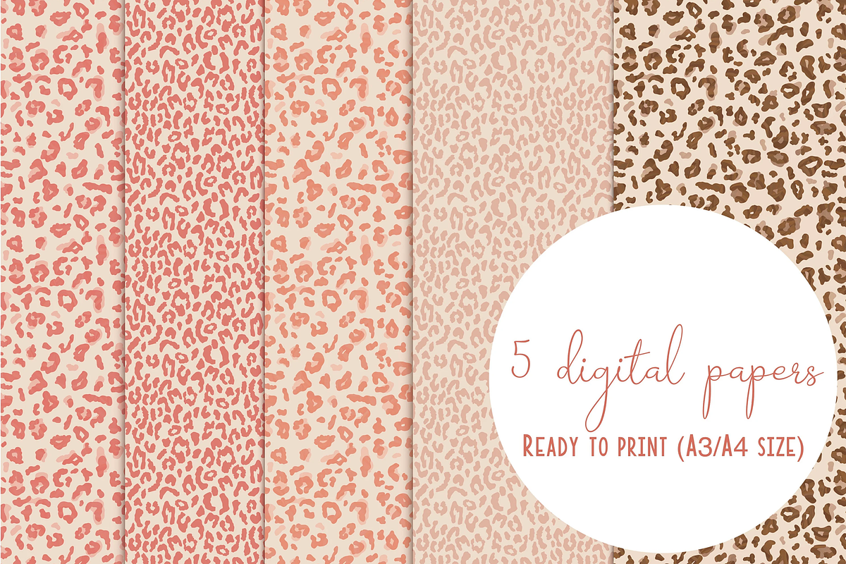 Leopard, Cheetah, rainbow boho, an Illustration by Lolytop Studio (Photo 4 of 4)