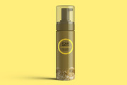 Foaming Cosmetic Bottle Mockup, a Cups & Container Mockup by Digitalphaser (Thumbnail 4 of 6)