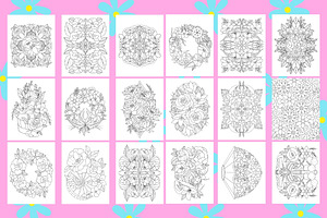 Flowers Coloring Book