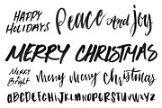 Hand Lettered Christmas Overlays 2, an Illustration by Boelter Design Co (Thumbnail 6 of 6)