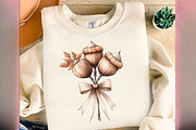 Hand-drawn Coquette Autumn Clipart, an Illustration by Designworld (Thumbnail 9 of 9)