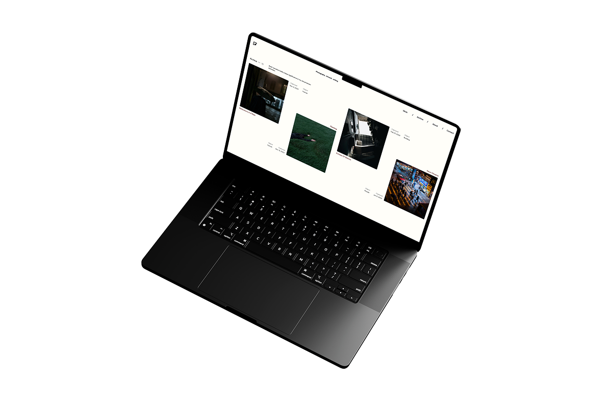 Framer - Portfolio Visual Design, a Websites & App Template by Michjkellyux (Photo 1 of 6)