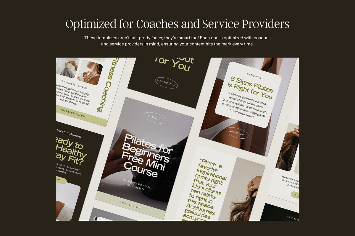 Canva Pinterest Marketing Templates, a Marketing Template by Glo Design Studio (Photo 7 of 20)
