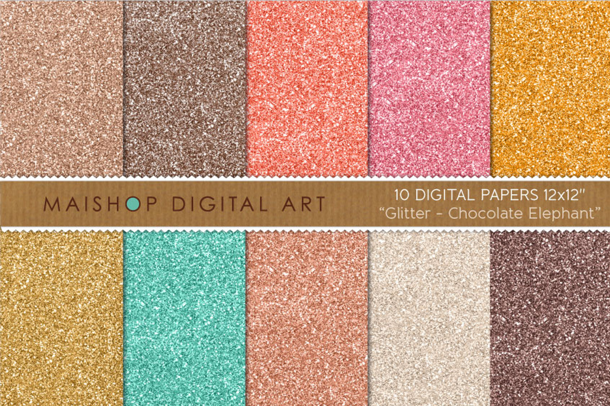 Digital Paper Glitter