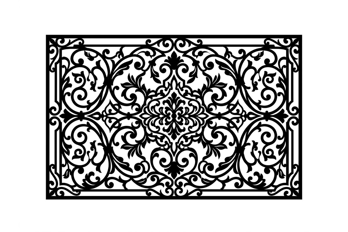 Vintage Floral Filigree Panel, an Object Graphic by Creativeshirt (Photo 3 of 3)