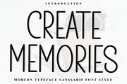 Create Memories, a Serif Font by InermediaSTUDIO (Thumbnail 1 of 8)