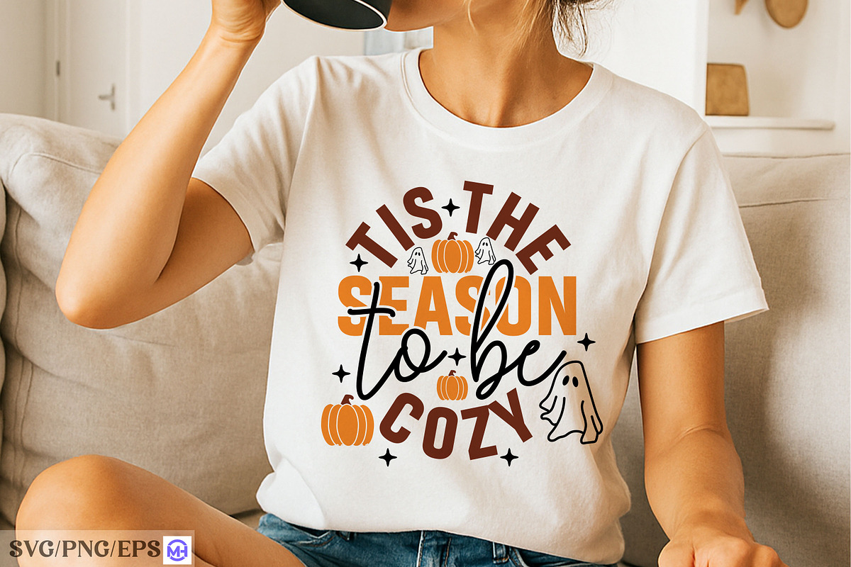 Tis The Season To Be Cozy SVG PNG, a Graphic by mh_arif (Photo 2 of 4)
